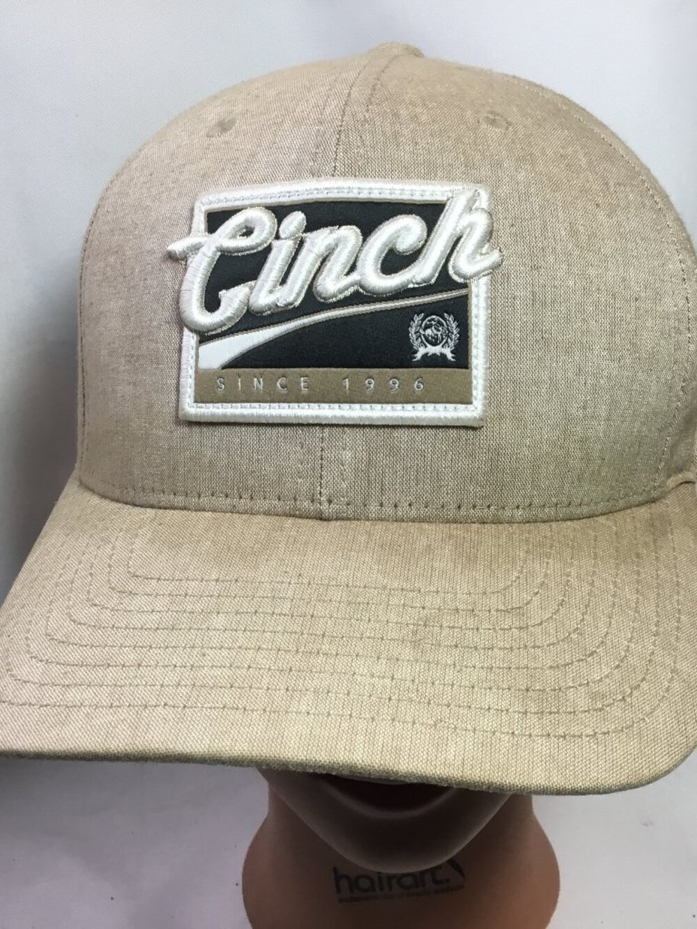 Cinch Brand Hat Strap Back Tan